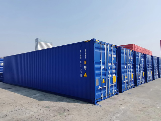 ISO 40ft HighCube Dry-Container(blue)